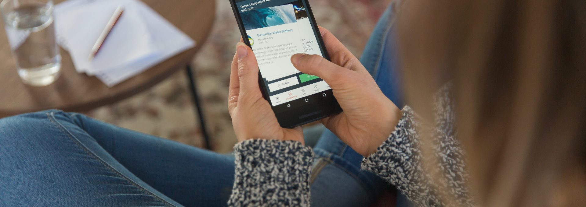 person holding black android smartphone